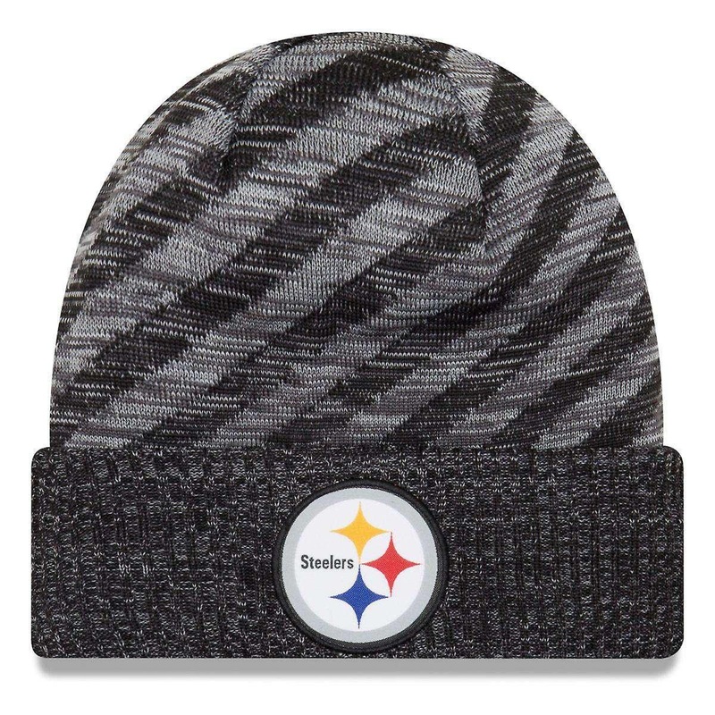 Pittsburgh Steelers New Era NFL 2018 NFL Sideline TD Knit Beanie – Black