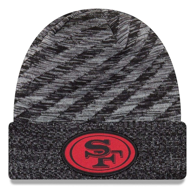 San Francisco 49ers New Era NFL 2018 NFL Sideline TD Knit Beanie – Black