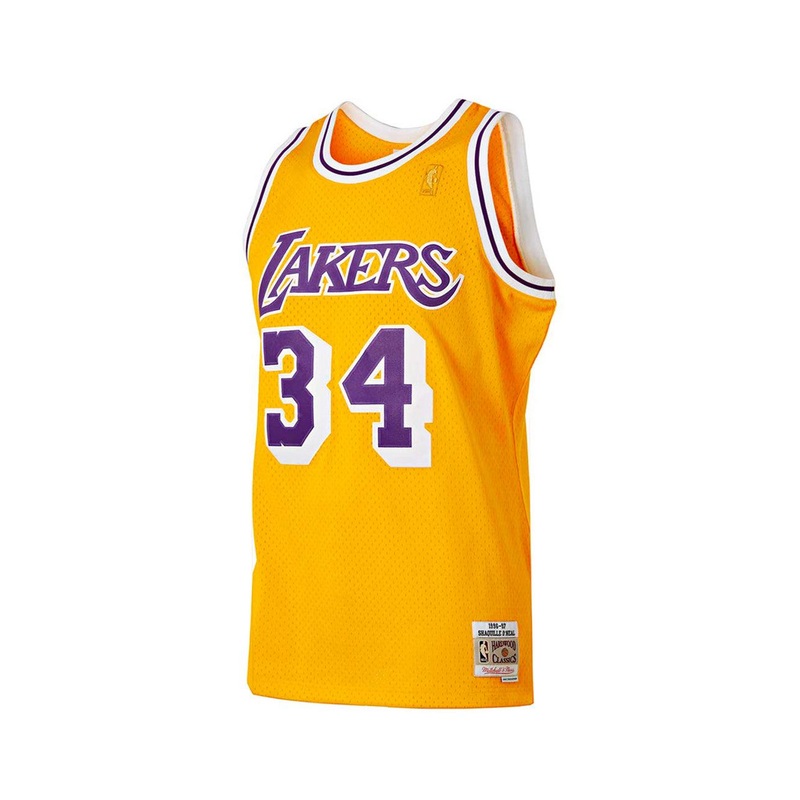 Shaquille O’Neal Los Angeles Lakers Mitchell & Ness NBA 96-97 Swingman Jersey – Gold