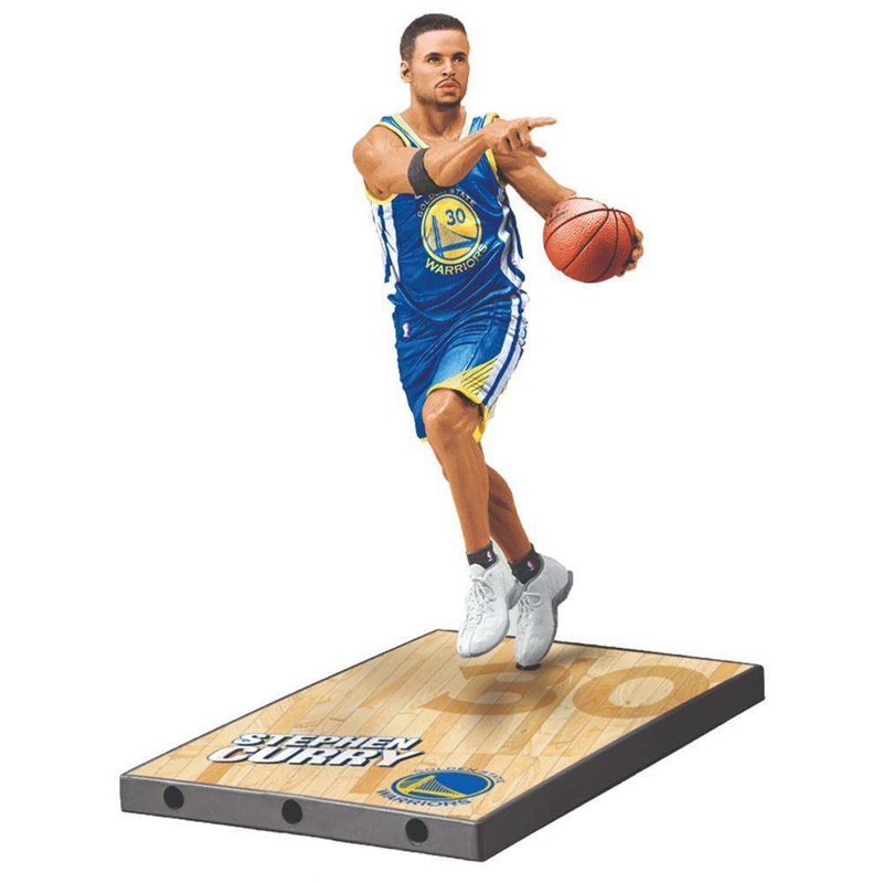 Steph Curry Golden State Warriors McFarlane NBA Series 32 7″ Figure – Blue