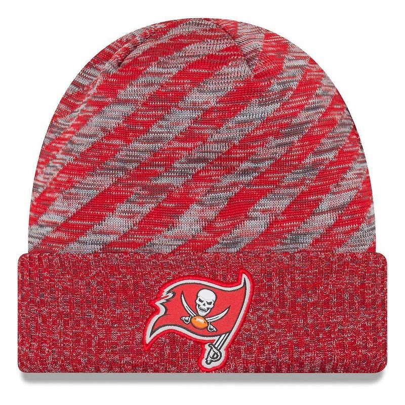 Tampa Bay Buccaneers New Era NFL 2018 NFL Sideline TD Knit Beanie – Red