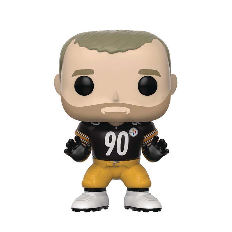 TJ Watt Pittsburgh Steelers NFL Funko Pop Vinyl 3.75″ Figure – Black