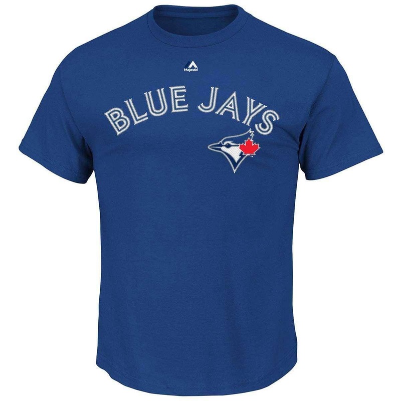 Toronto Blue Jays Majestic MLB Team Wordmark T-Shirt – Blue