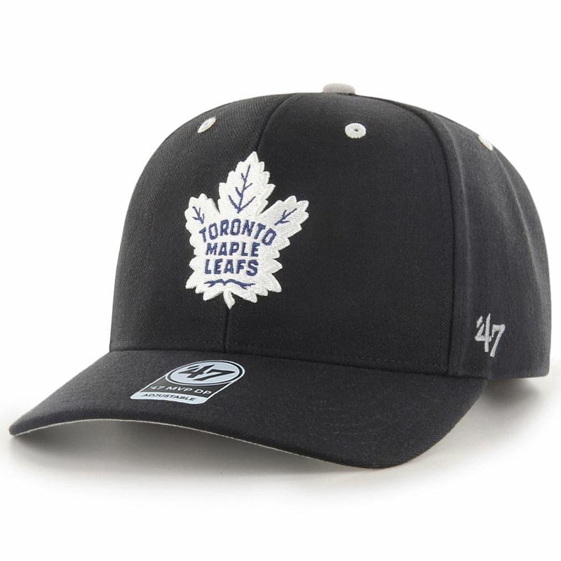 Toronto Maple Leafs ’47 NHL Team MVP DP Pre-Curved Snapback Hat – Black