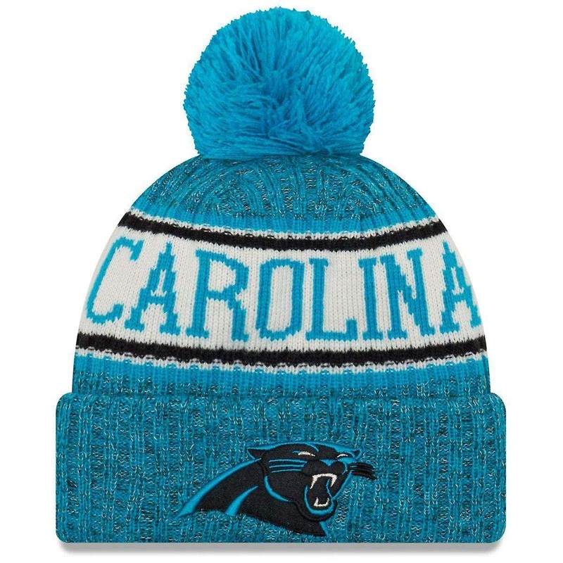 Carolina Panthers New Era NFL 2018 NFL Sideline Knit Beanie – Blue