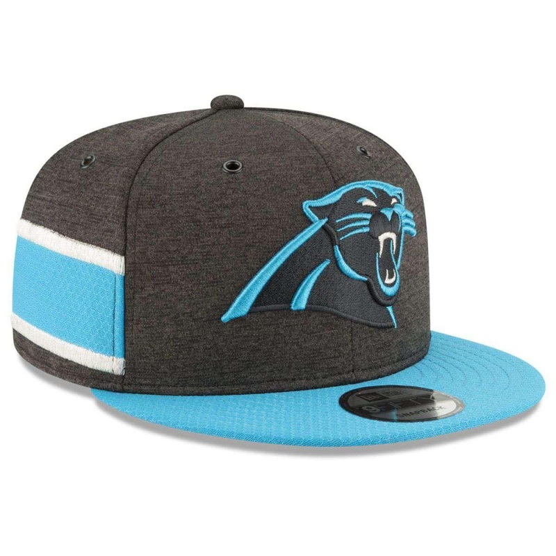 Carolina Panthers New Era NFL 2018 Sideline 9FIFTY Snapback Hat – Black