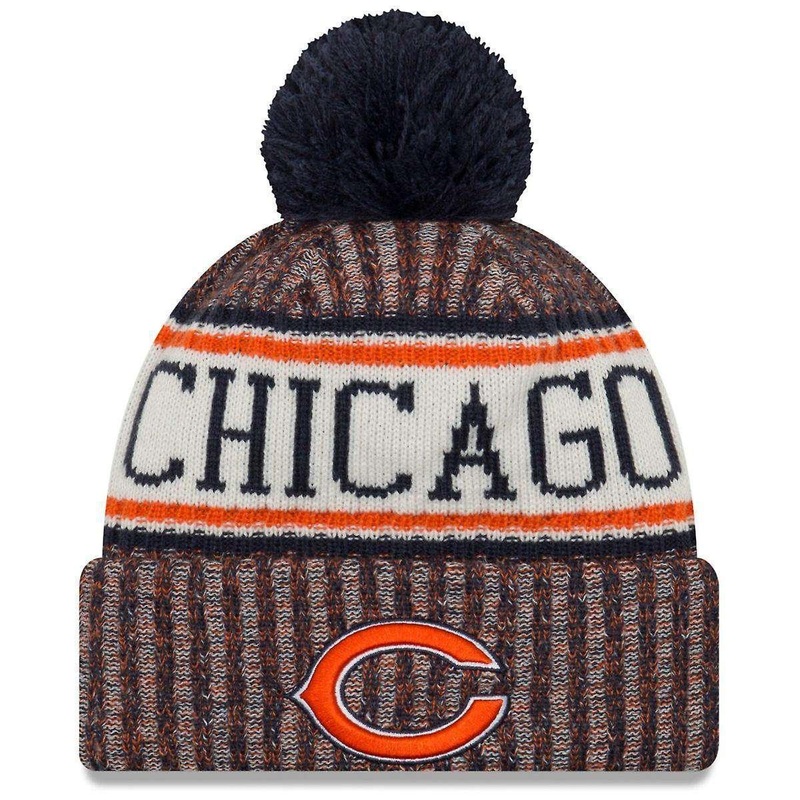 Chicago Bears New Era NFL 2018 NFL Sideline Knit Beanie – Navy