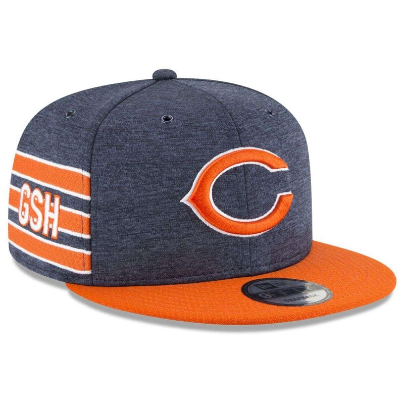 Chicago Bears New Era NFL 2018 Sideline 9FIFTY Snapback Hat – Navy