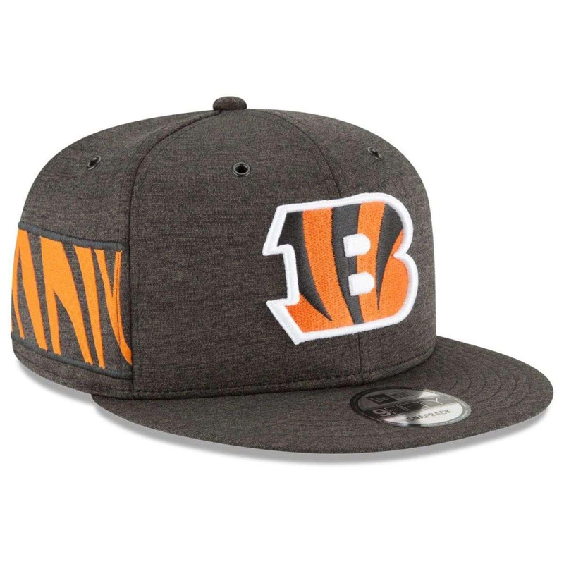 Cincinnati Bengals New Era NFL 2018 Sideline 9FIFTY Snapback Hat – Black
