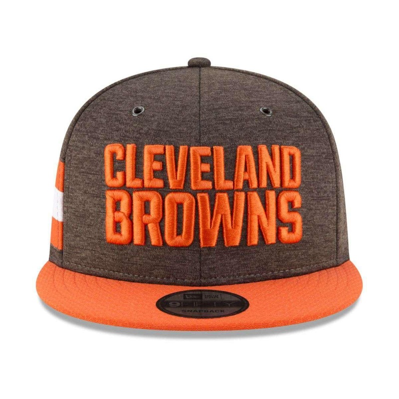 Cleveland Browns New Era NFL 2018 Sideline 9FIFTY Snapback Hat – Brown