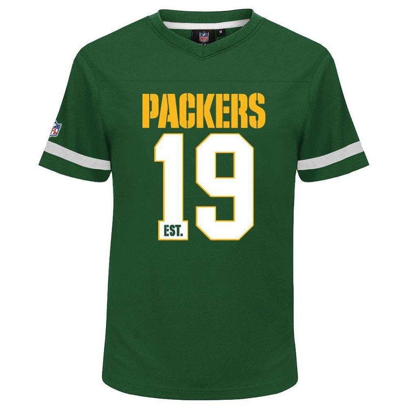 Green Bay Packers Majestic NFL Poly Mesh Jersey Shirt – Green