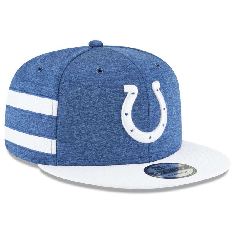 Indianapolis Colts New Era NFL 2018 Sideline 9FIFTY Snapback Hat – Blue