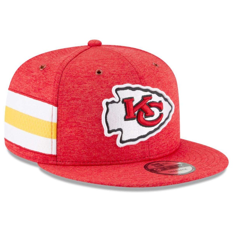 Kansas City Chiefs New Era NFL 2018 Sideline 9FIFTY Snapback Hat – Red