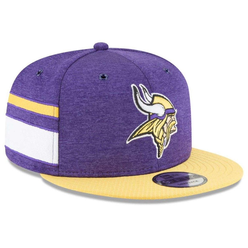 Minnesota Vikings New Era NFL 2018 Sideline 9FIFTY Snapback Hat – Purple