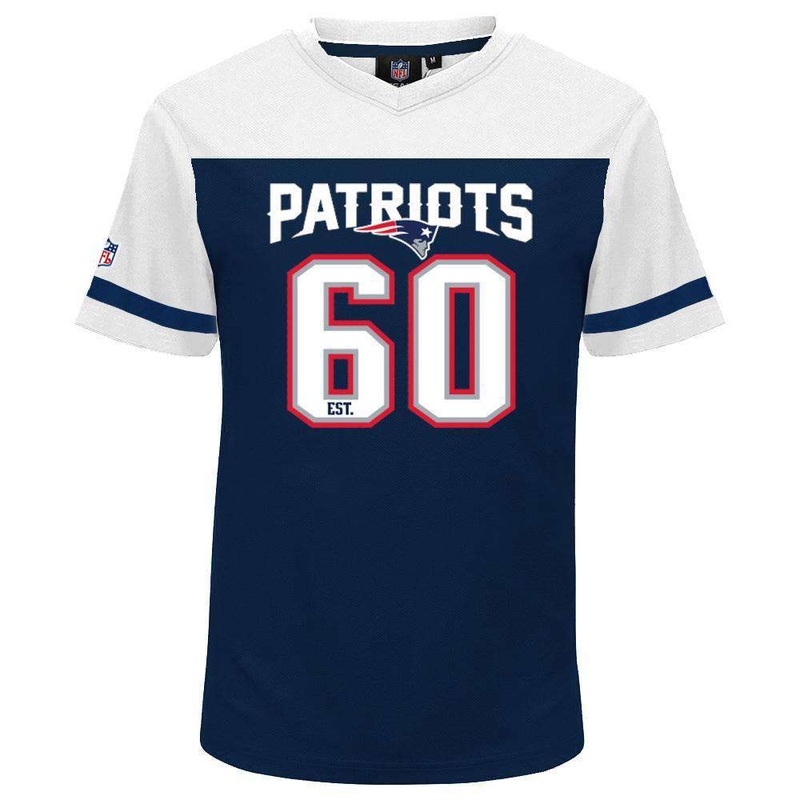 New England Patriots Majestic NFL Poly Mesh Jersey Shirt – Navy