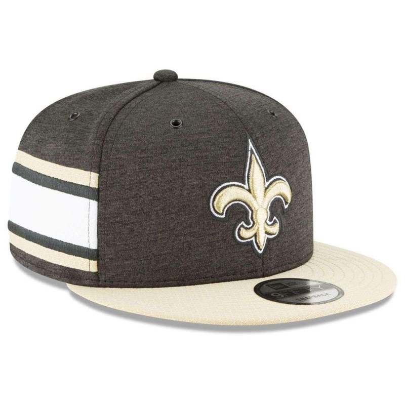New Orleans Saints New Era NFL 2018 Sideline 9FIFTY Snapback Hat – Black