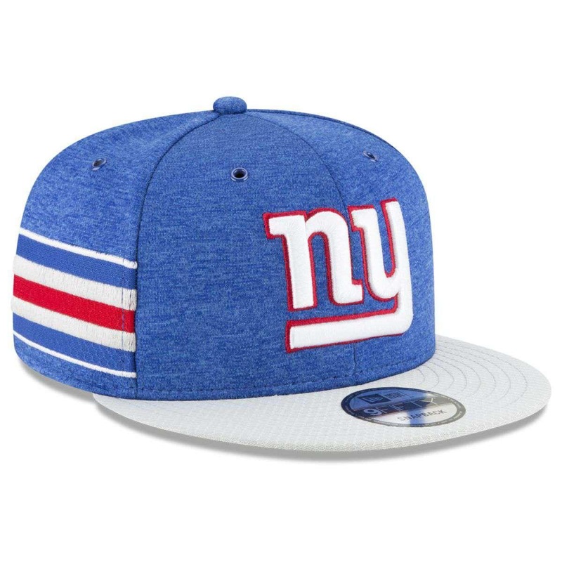 New York Giants New Era NFL 2018 Sideline 9FIFTY Snapback Hat – Blue