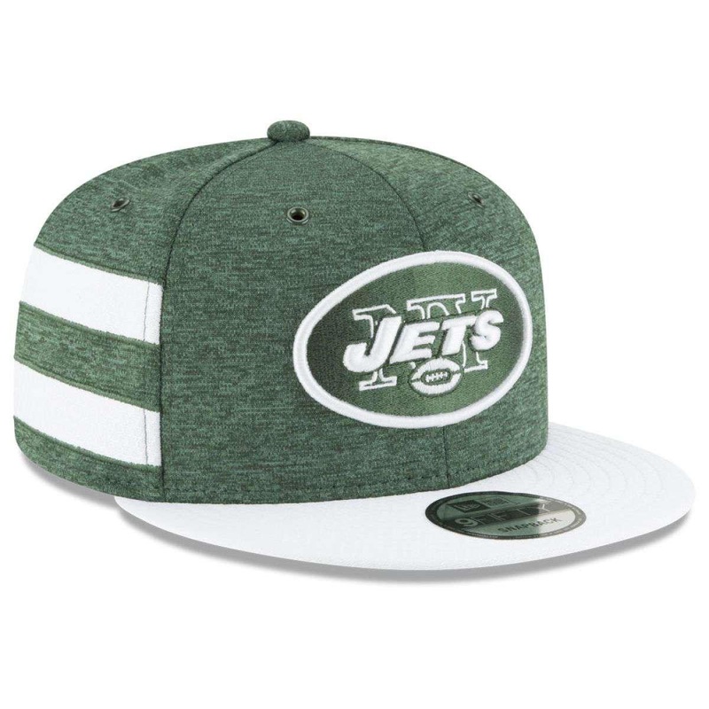 New York Jets New Era NFL 2018 Sideline 9FIFTY Snapback Hat – Green