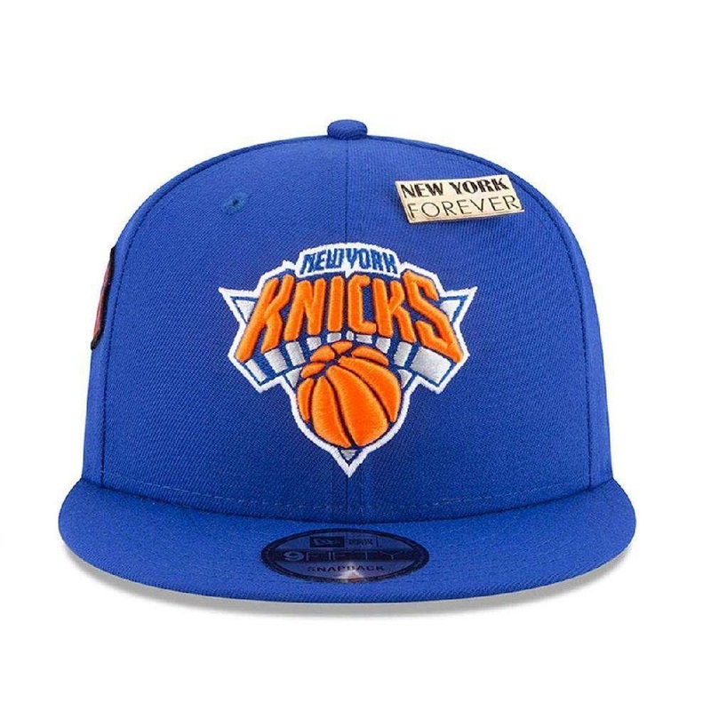 New York Knicks New Era NBA 2018 NBA Draft 9FIFTY Snapback Hat – Blue