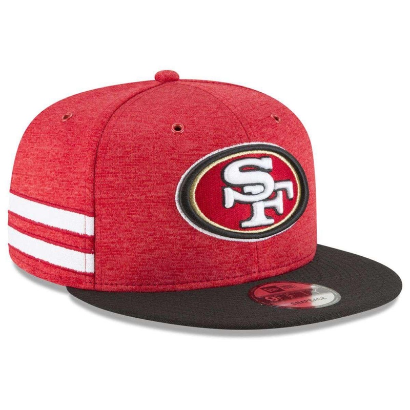San Francisco 49ers New Era NFL 2018 Sideline 9FIFTY Snapback Hat – Red