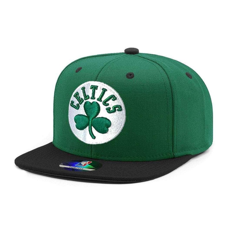 Youths Boston Celtics Outerstuff NBA 2 Tone Snapback Hat – Green