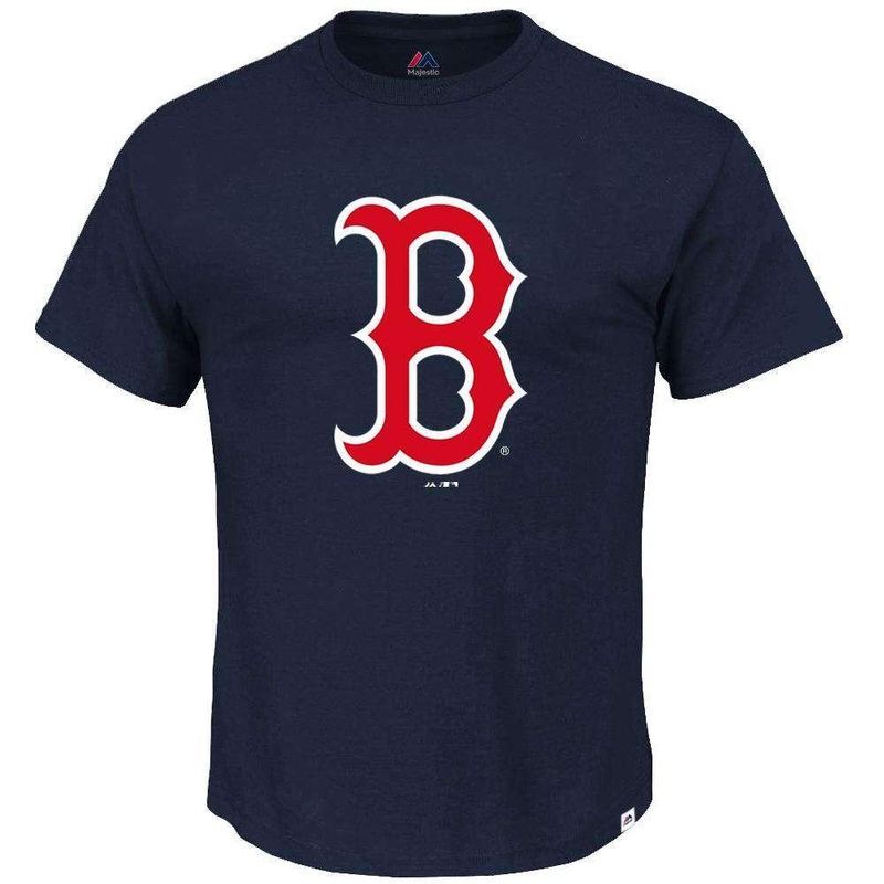 Boston Red Sox Majestic MLB Precision Play T-Shirt – Navy