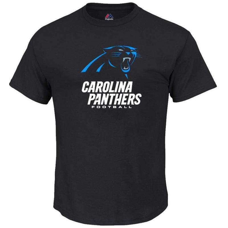 Carolina Panthers Majestic NFL Critical Victory T-Shirt – Black