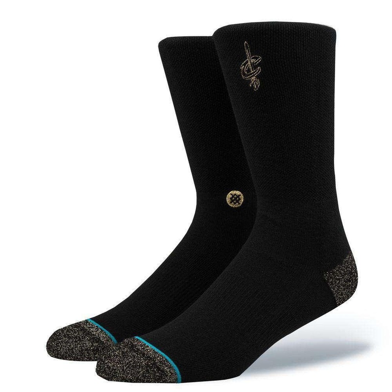 Cleveland Cavaliers Stance NBA Gold Trophy Crew Socks – Black