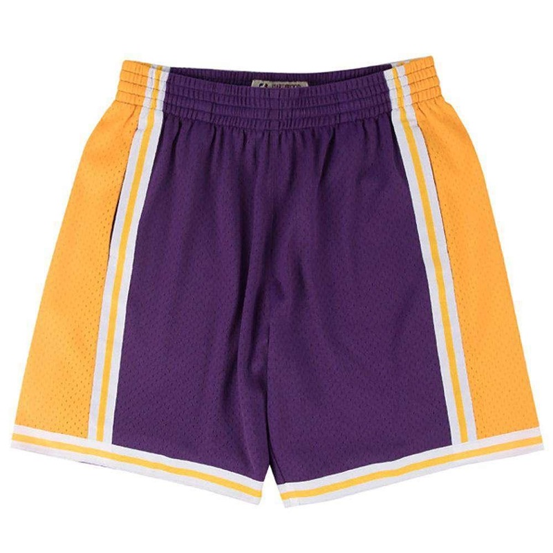 Los Angeles Lakers Mitchell & Ness NBA Swingman Shorts – Purple