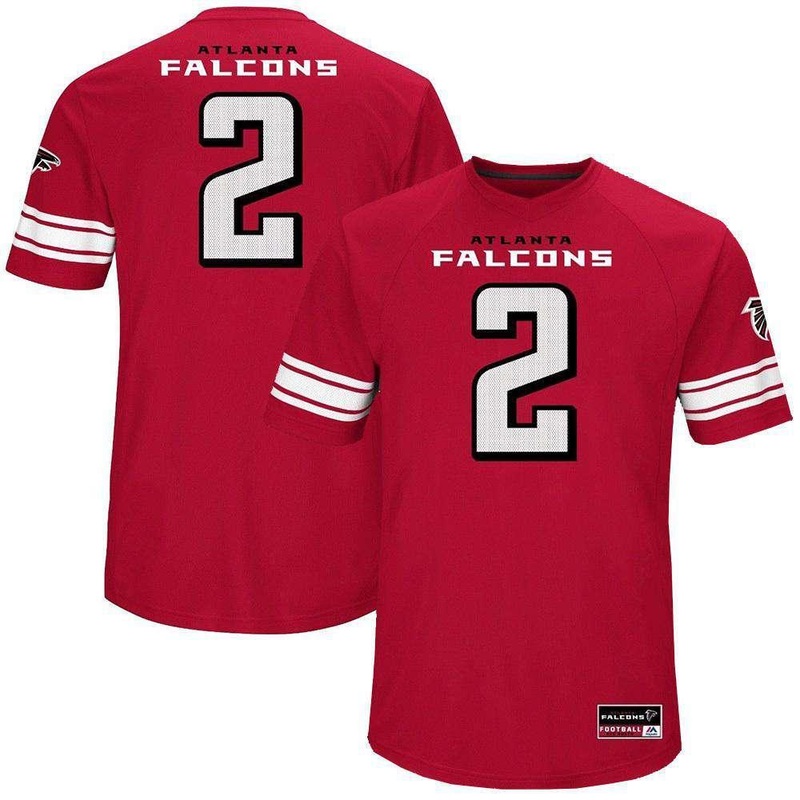 Matt Ryan Atlanta Falcons Majestic NFL Hashmark Replica Jersey – Red