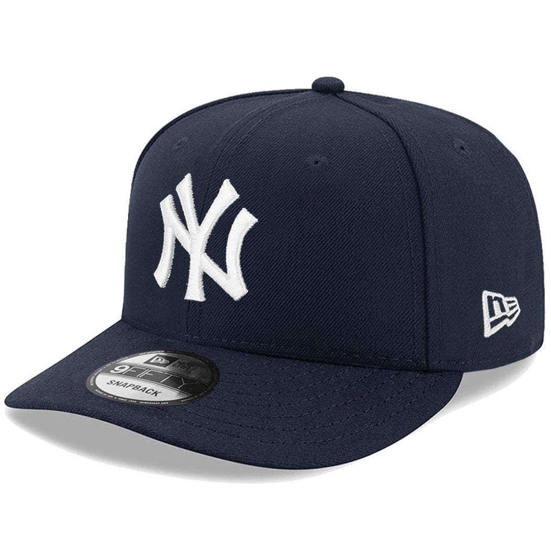 New York Yankees New Era MLB Pre-Curved Team 9FIFTY Snapback Hat – Navy
