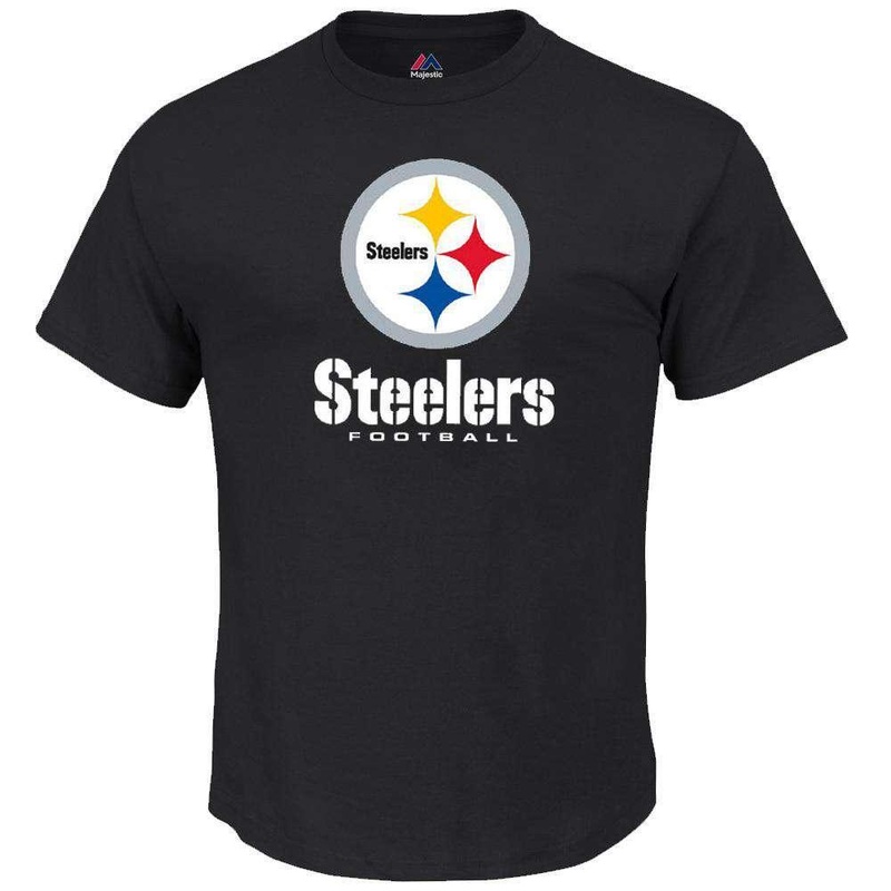 Pittsburgh Steelers Majestic NFL Critical Victory T-Shirt – Black