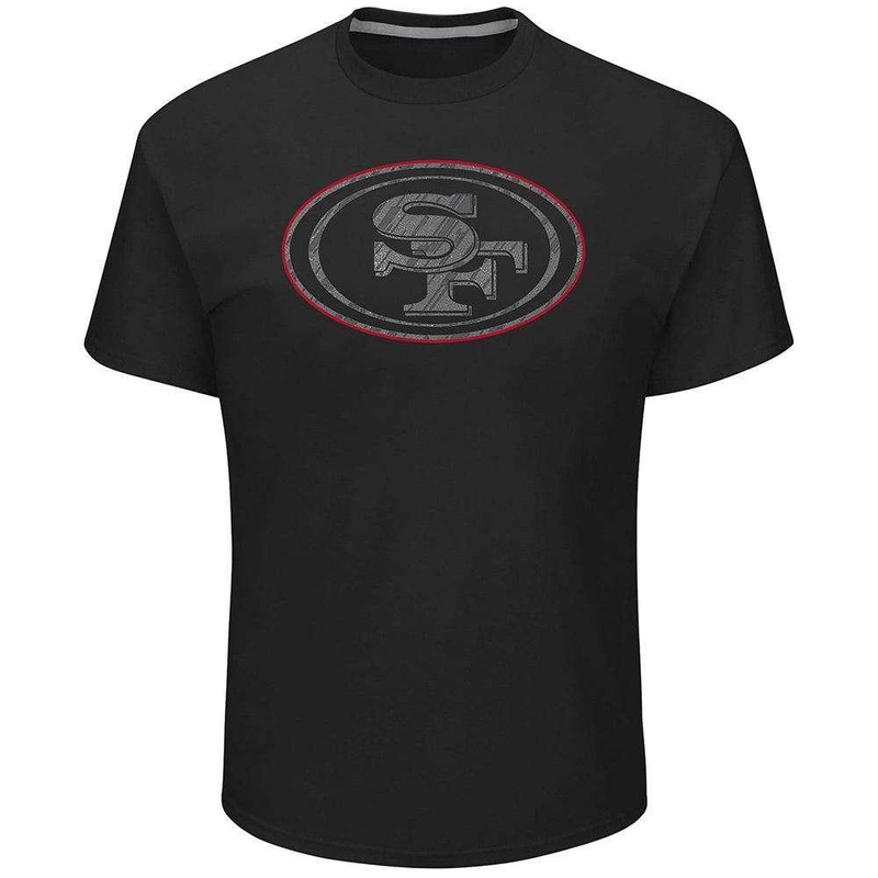 San Francisco 49ers Majestic NFL Primetime T-Shirt – Black