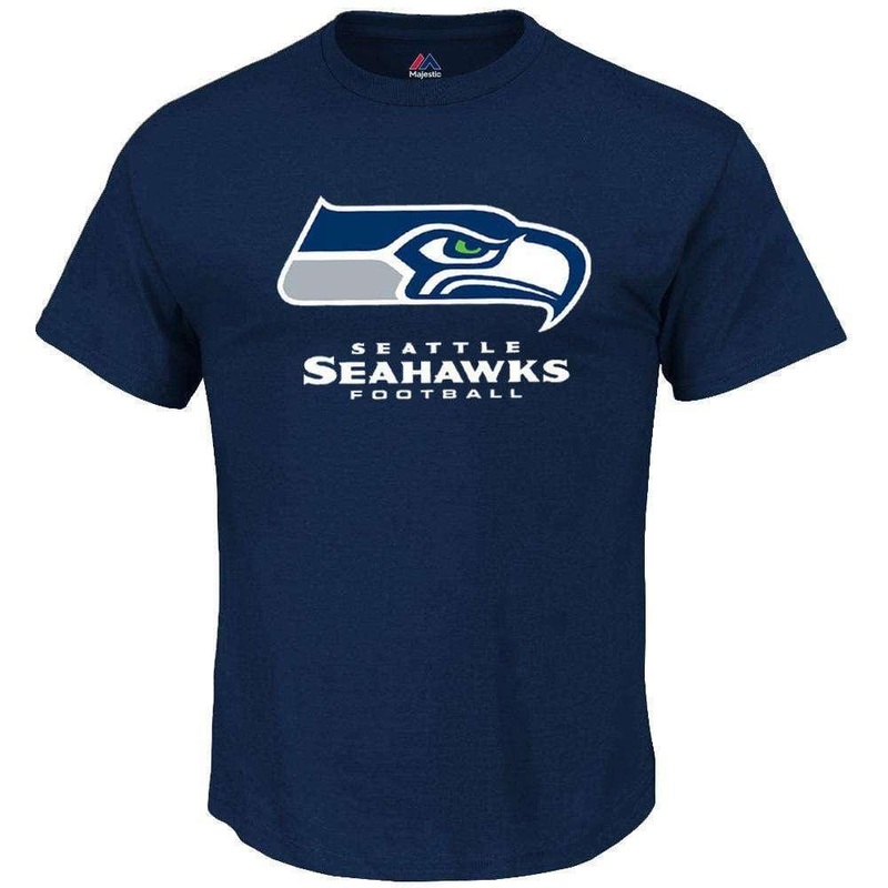 Seattle Seahawks Majestic NFL Critical Victory T-Shirt – Navy