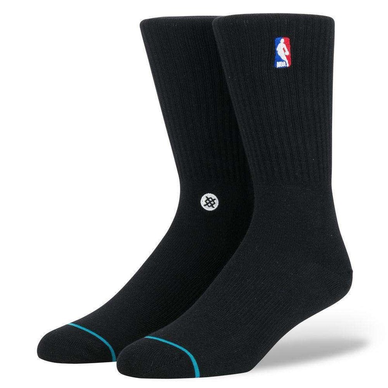 Stance NBA Logoman Casual Crew Socks – Black