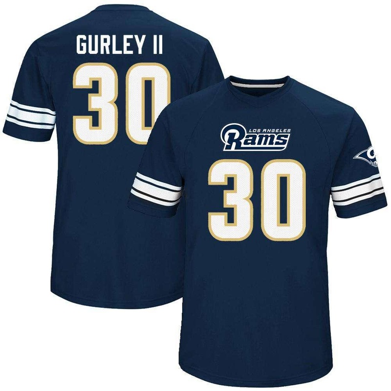 Todd Gurley Los Angeles Rams Majestic NFL Hashmark Replica Jersey – Navy