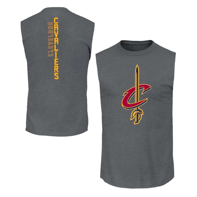 Youths Cleveland Cavaliers Outerstuff NBA Ultra Muscle Tank – Charcoal