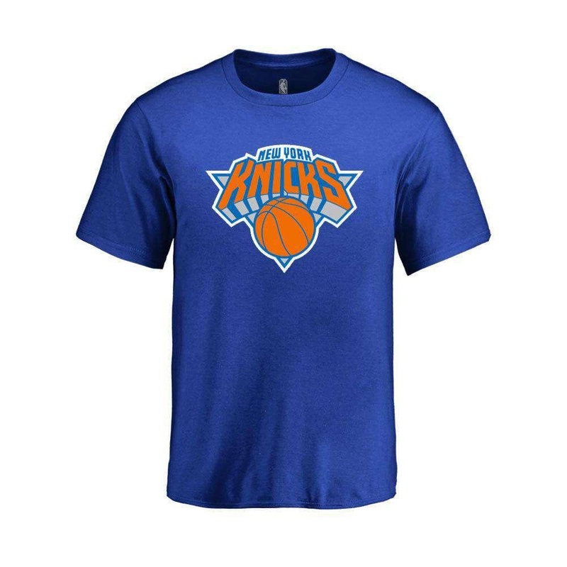 Youths New York Knicks Outerstuff NBA Logo T-Shirt – Blue
