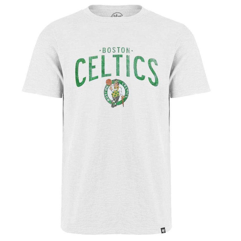 Boston Celtics ’47 NBA Knockaround Flanker T-Shirt – White