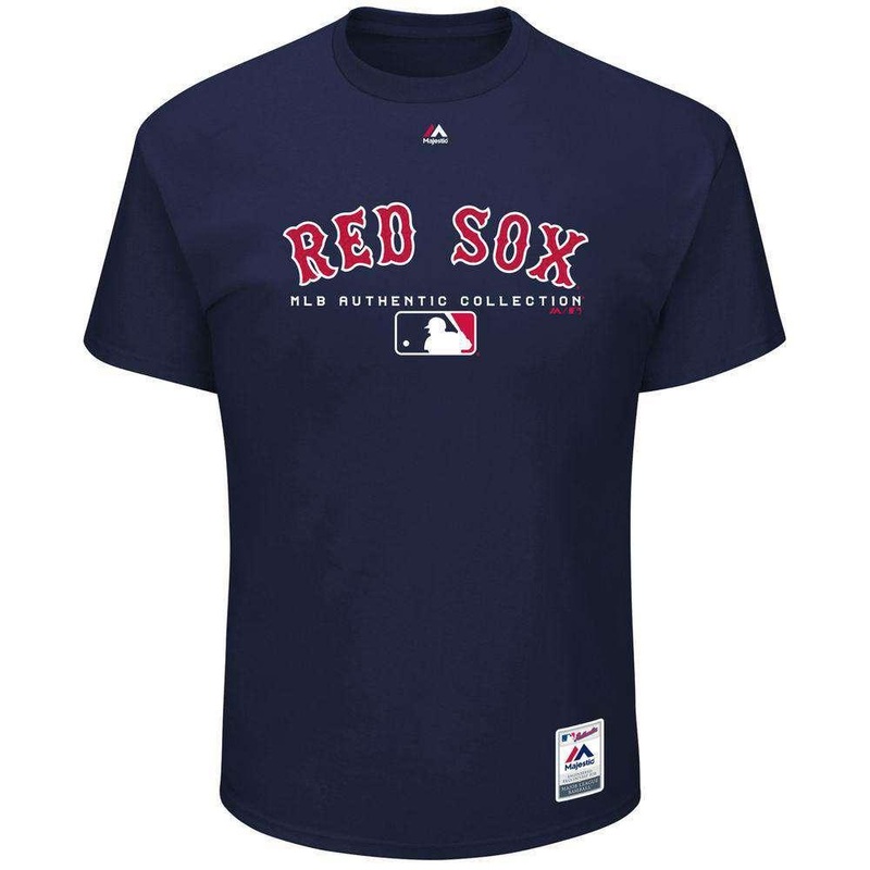 Boston Red Sox Majestic MLB Authentic Team Drive T-Shirt – Navy
