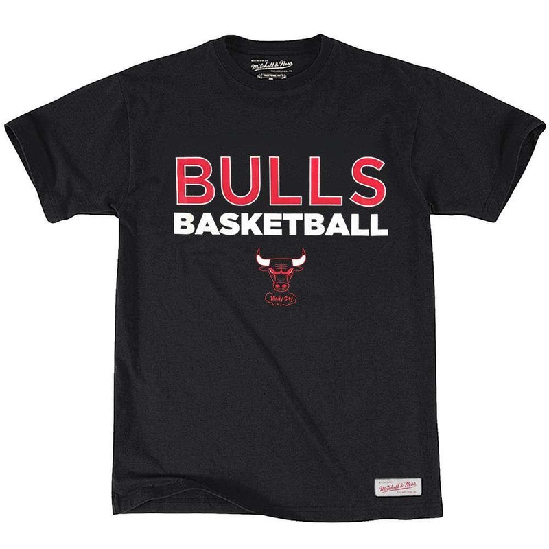 Chicago Bulls Mitchell & Ness NBA Pure Shooter T-Shirt – Black
