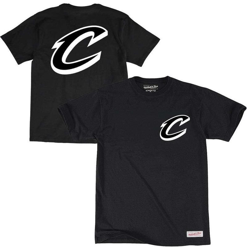 Cleveland Cavaliers Mitchell & Ness NBA Mono Logo T-Shirt – Black