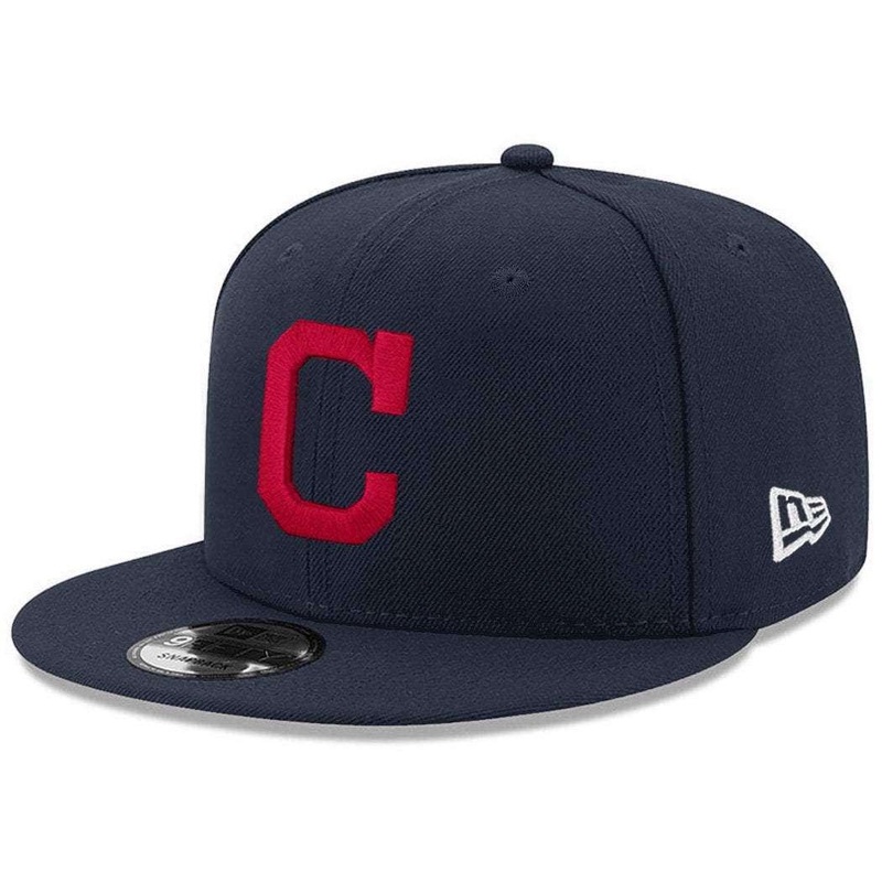 Cleveland Indians New Era MLB Team 9FIFTY Snapback Hat – Navy