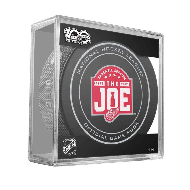 Detroit Red Wings Sher-Wood NHL Anniversary Puck w/Case