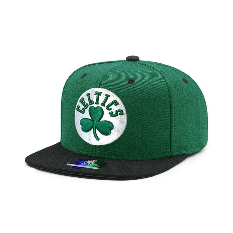 Kids Boston Celtics Outerstuff 2 Tone NBA Snapback Hat – Green