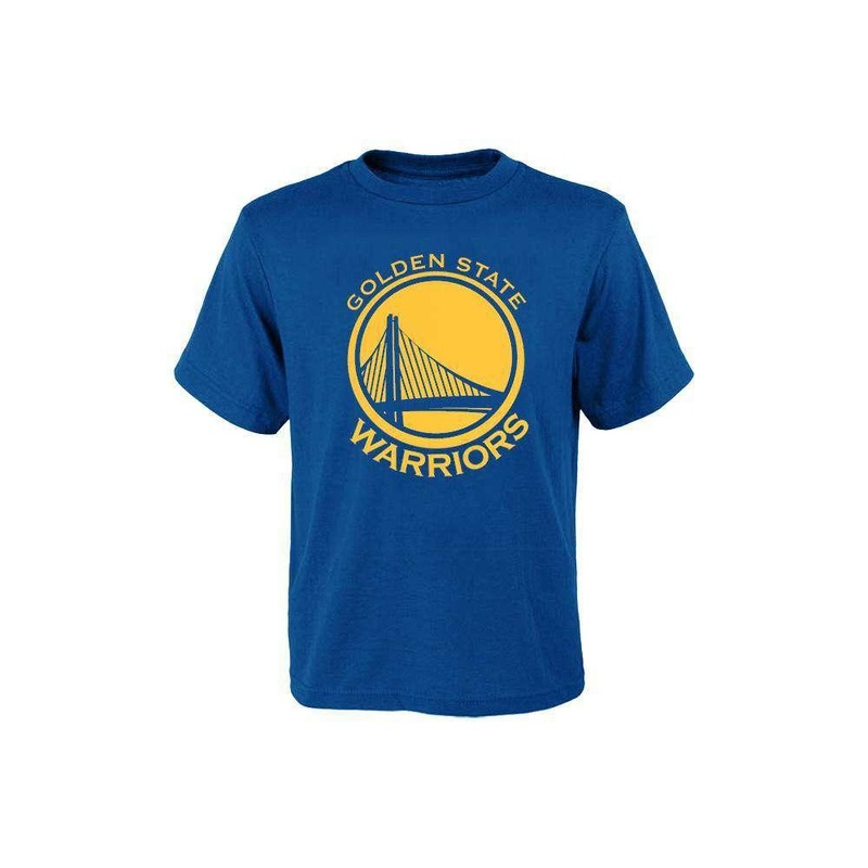 Kids Golden State Warriors Outerstuff NBA Logo T-Shirt – Blue