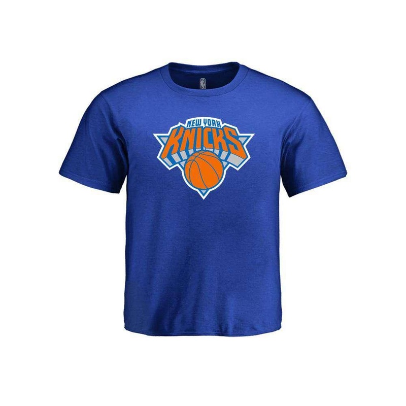 Kids New York Knicks Outerstuff NBA Logo T-Shirt – Blue