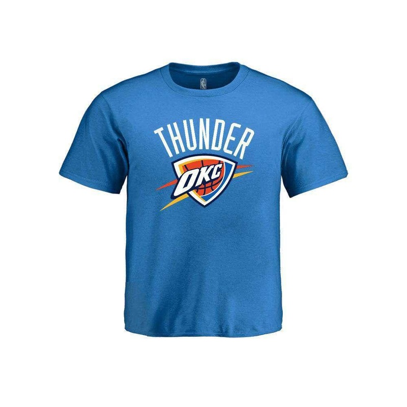 Kids Oklahoma City Thunder Outerstuff NBA Logo T-Shirt – Blue