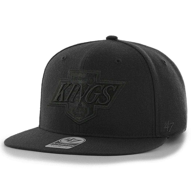 Los Angeles Kings ’47 NHL Black On Black Sure Shot Snapback Hat