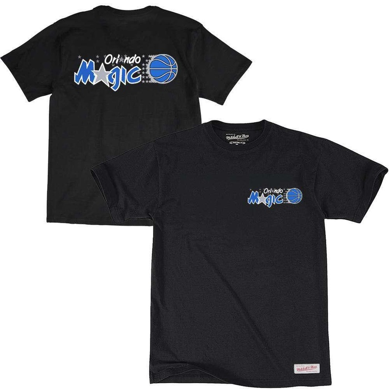 Orlando Magic Mitchell & Ness NBA Triple Double HWC T-Shirt – Black